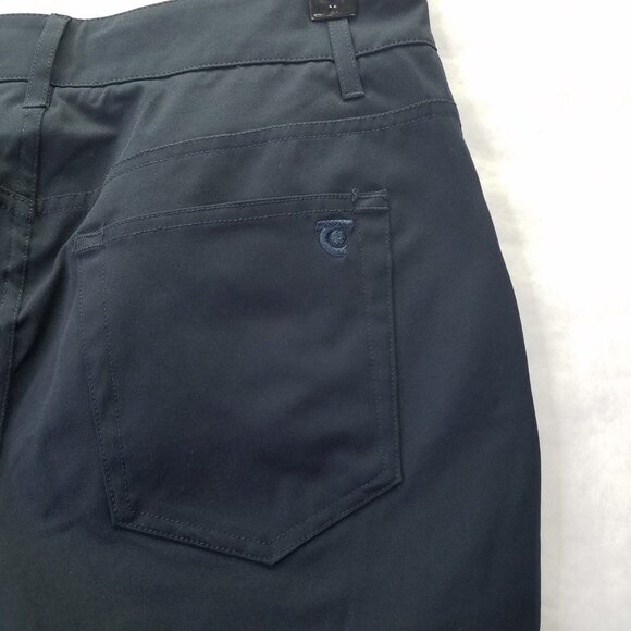 Tretorn Cropped Cuffed Pants Women's 4 Lightweight Pedal Pushers Golf Black NEW - Picture 10 of 16